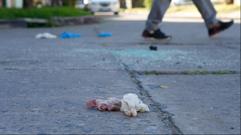 Una postal del terror en Rosario.