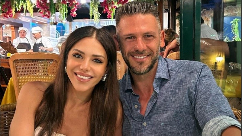 Evangelina Anderson y Martín Demichelis.