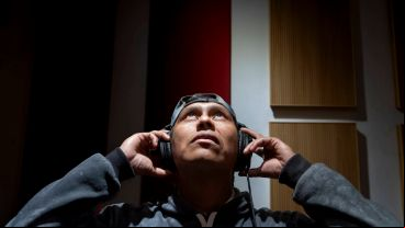 Suich.MC en el estudio de grabación DZ.