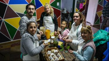 Año 2022. El primer taller de Espuma en la organización Rancho Aparte de barrio Tablada.
