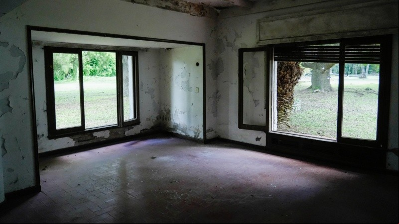 La sala donde estaba el escritorio que usaba Galtieri.