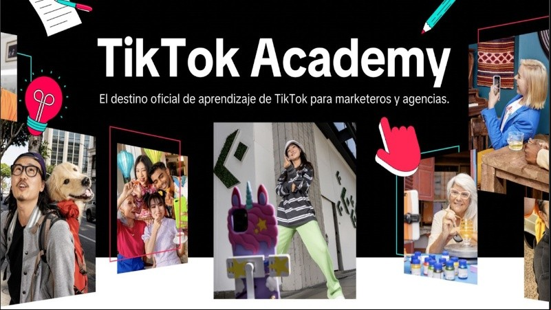 TikTok Academy ofrece una amplia gama de cursos, webinars y videos on demand, bajo el mismo formato de videos cortos que ha hecho tan atractivo a TikTok.